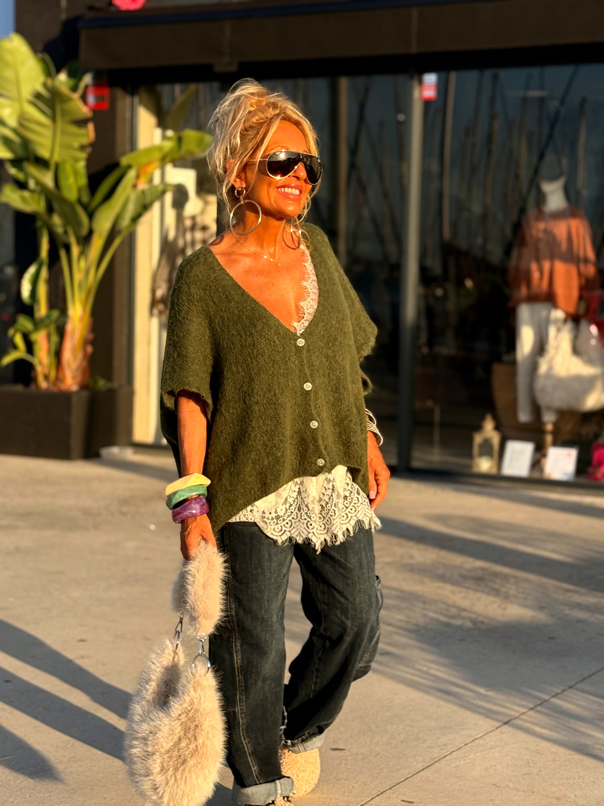 CHALECO OVERSIZE MARIANA MULTICOLOR