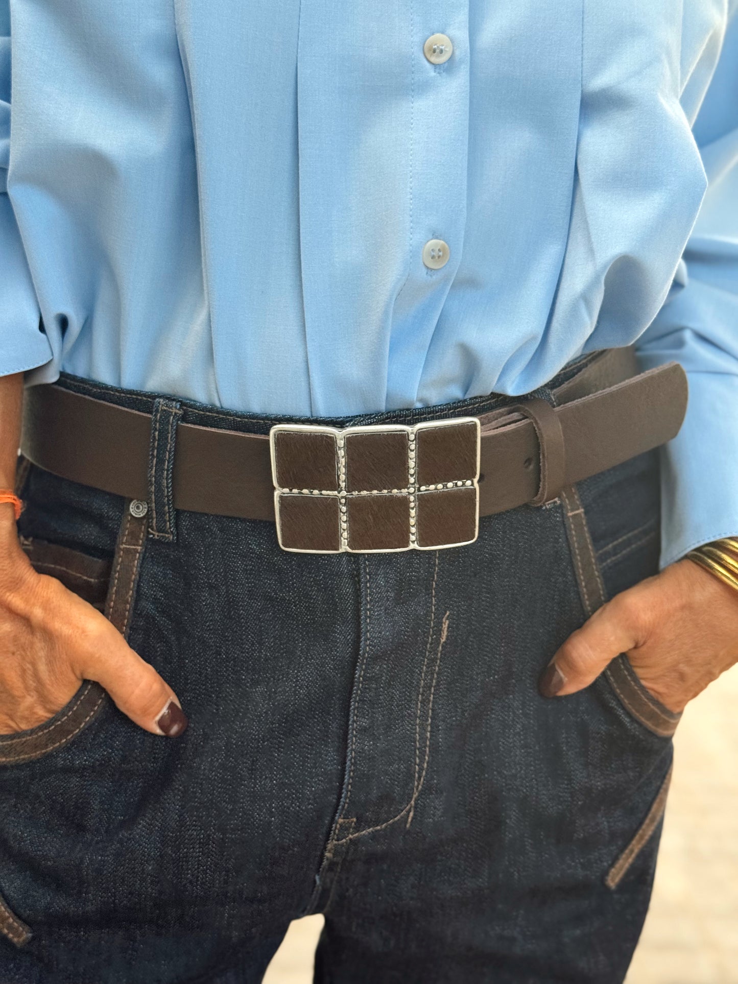 JEANS CON DETALLES MILAN INDIGO OSCURO