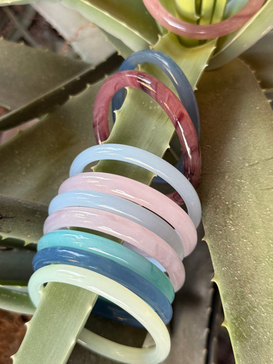 PULSERAS VIDRO MULTICOLOR