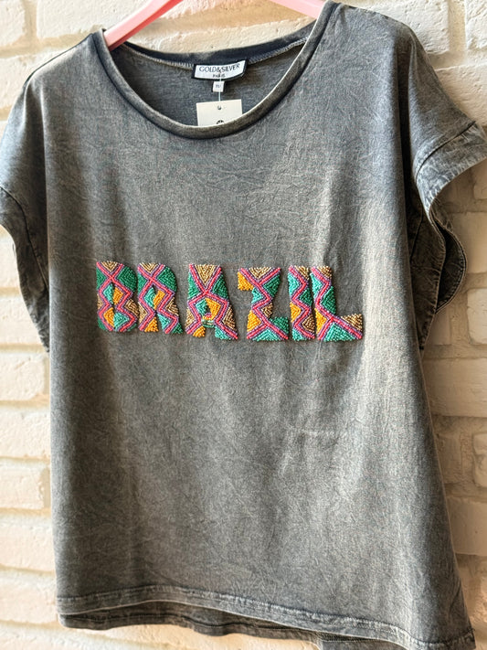 CAMISETA BRAZIL MULTICOLOR