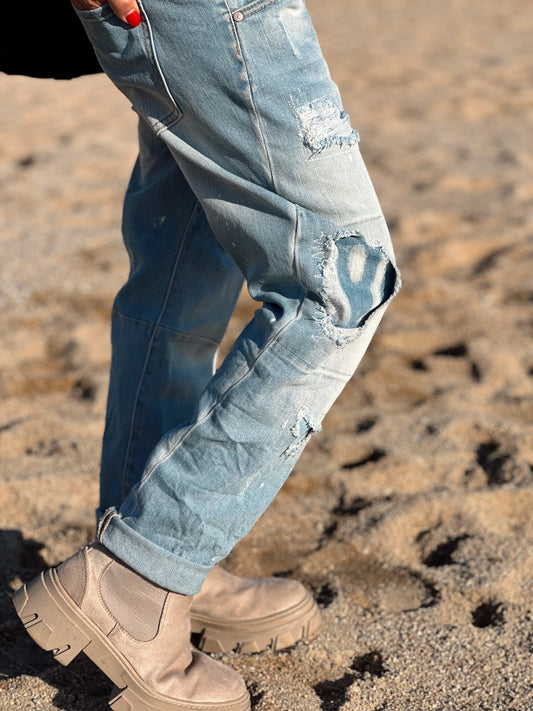 JEANS VAQUEROS OVERSIZE EDDIE TEJANO CLARO
