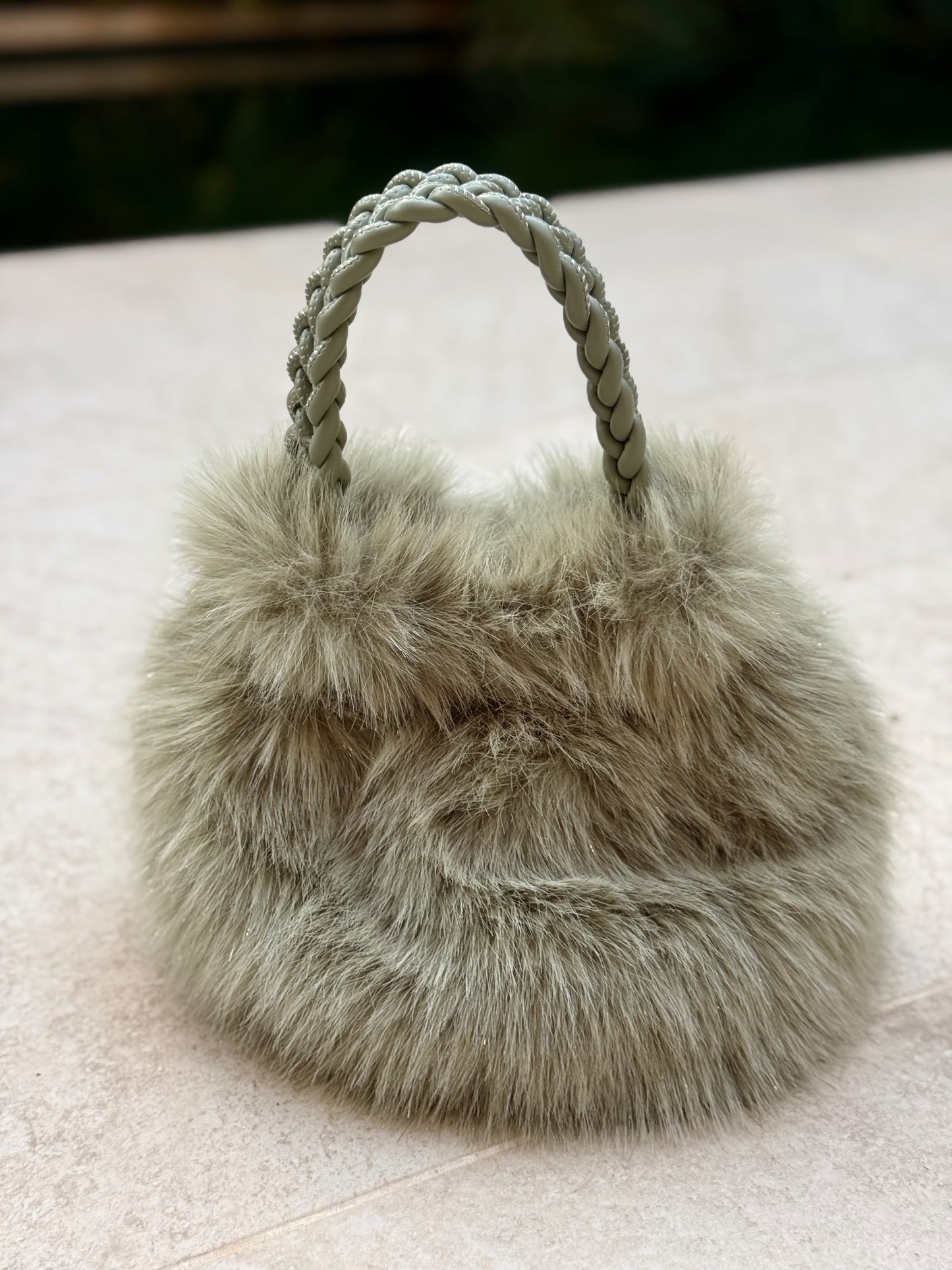 BOLSO PEQUEÑO PELO SINTÉTICO STOCKHOLM MULTICOLOR