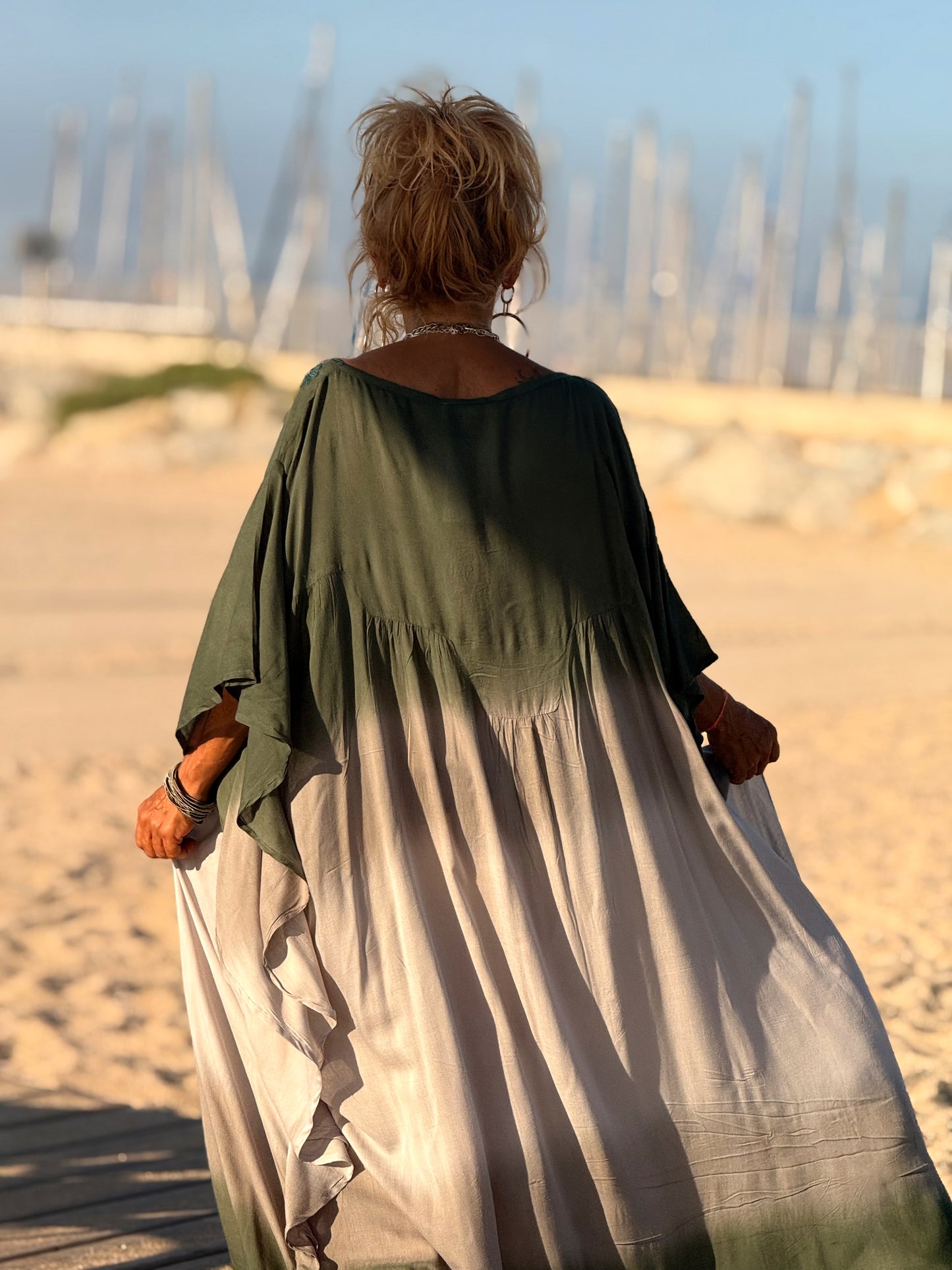 VESTIDO KAFTAN MIKONOS MULTICOLOR