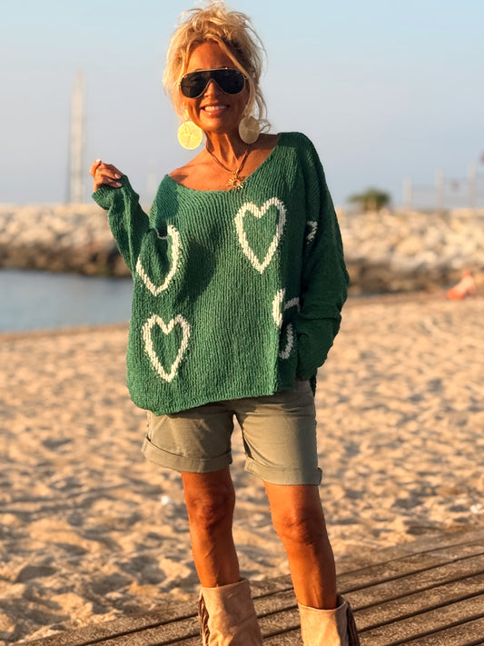 JERSEY ASIMÉTRICO CORAZÓN MULTICOLOR