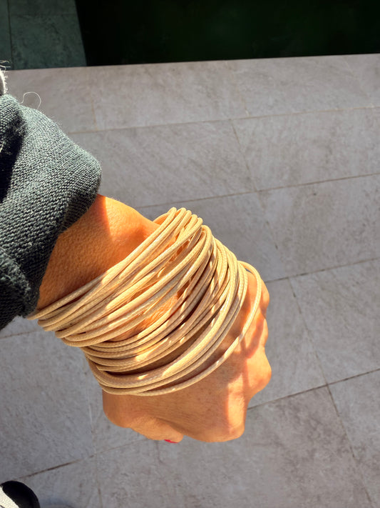 PULSERA AGATHA BEIGE