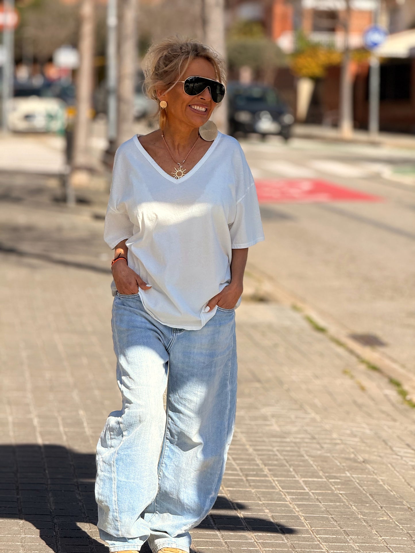 CAMISETA CORTA JULIE MULTICOLOR