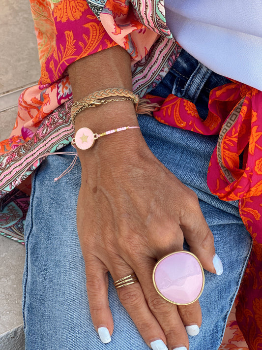PULSERAS STAR ROSA