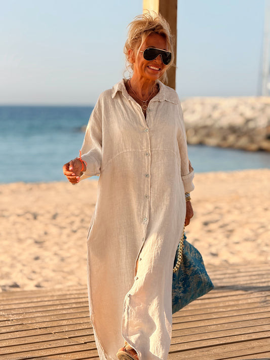 VESTIDO CAMISA TERRY MULTICOLOR