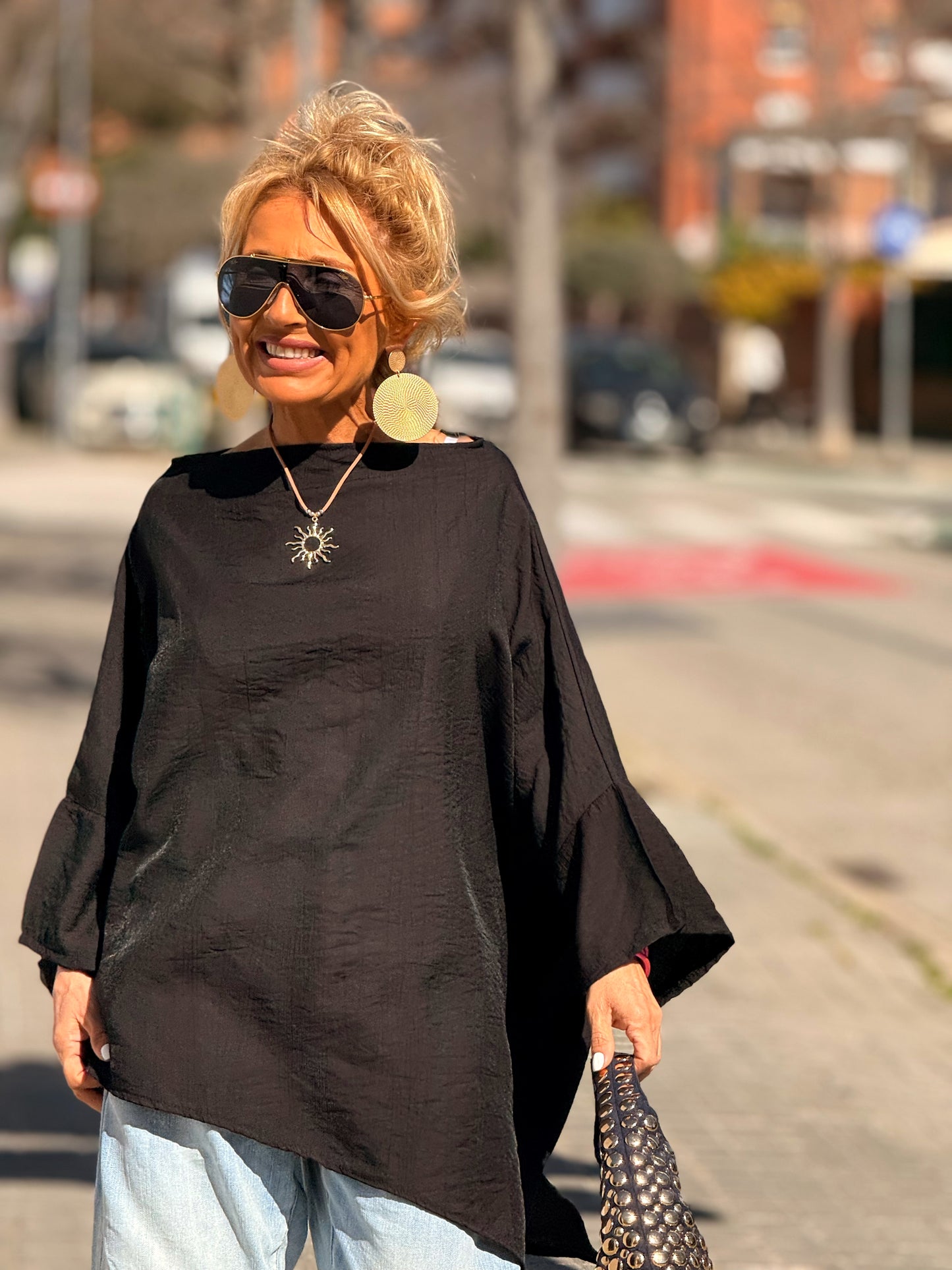 BLUSA ASIMÉTRICA TANIA MULTICOLOR