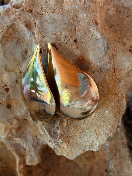 PENDIENTES GOTAS DORADO
