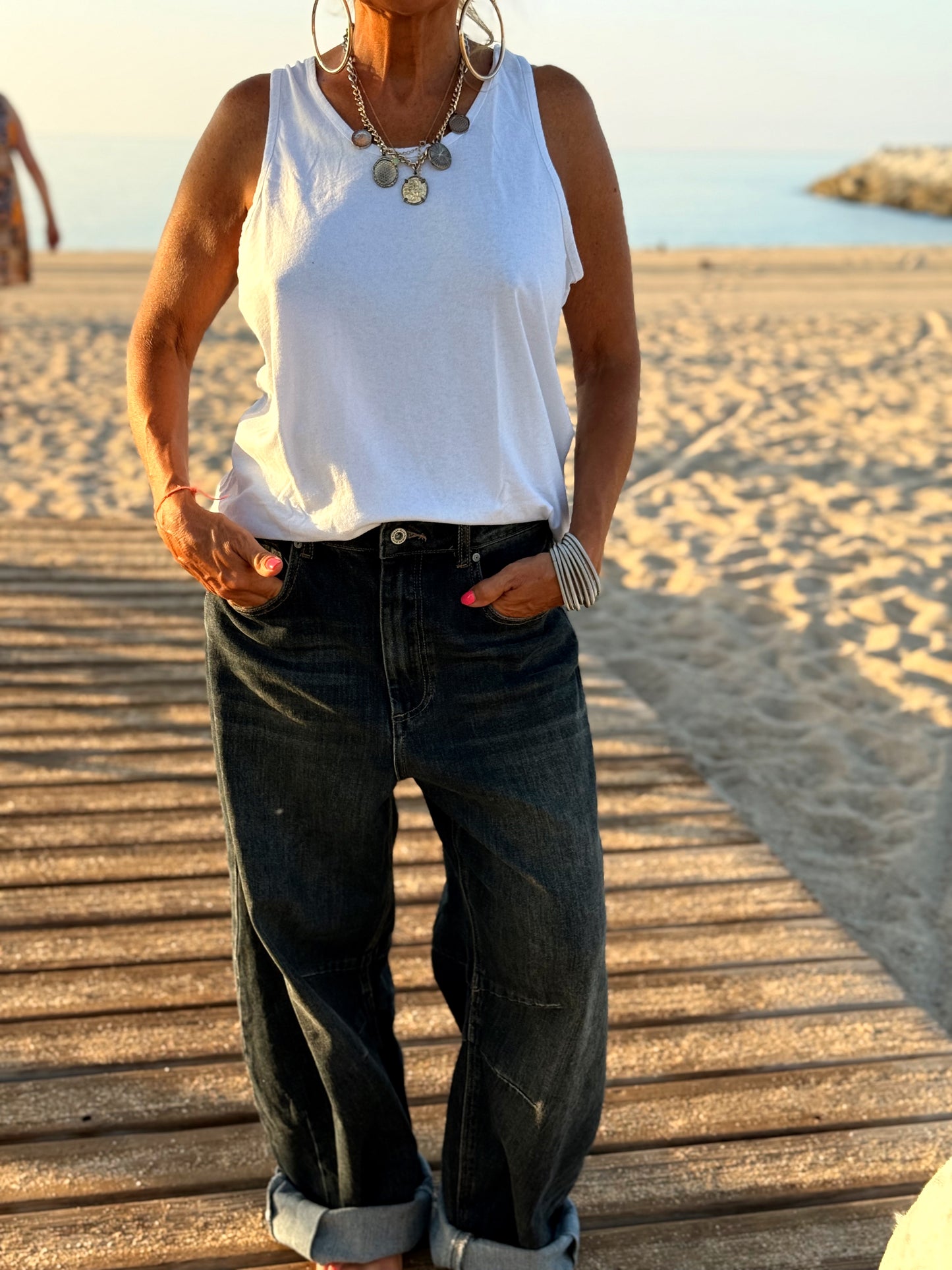 JEANS VAQUEROS SACHA 3153 GRIS