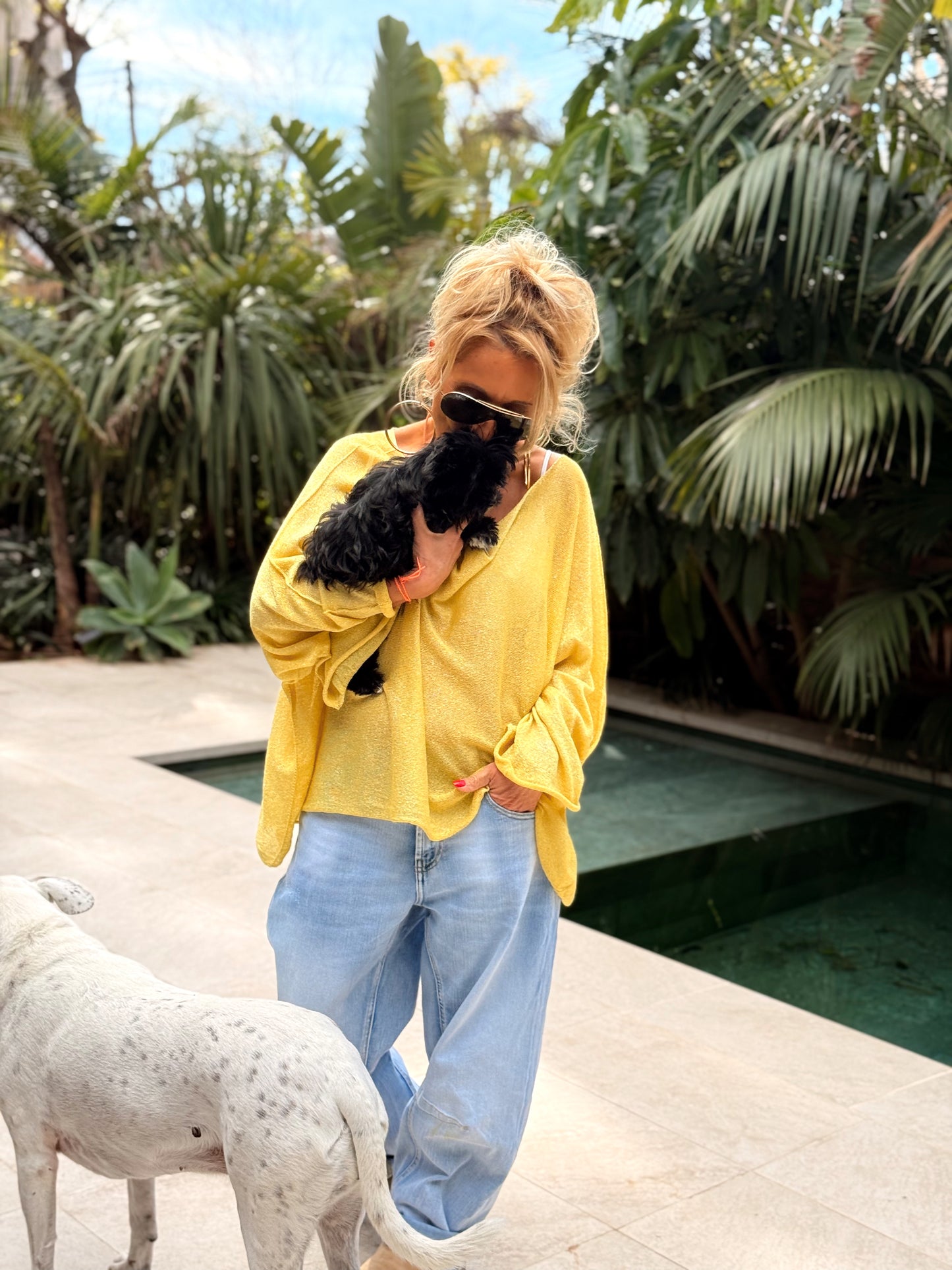 JERSEY BRILLANTE SUPER OVERSIZE ARLETTE MULTICOLOR