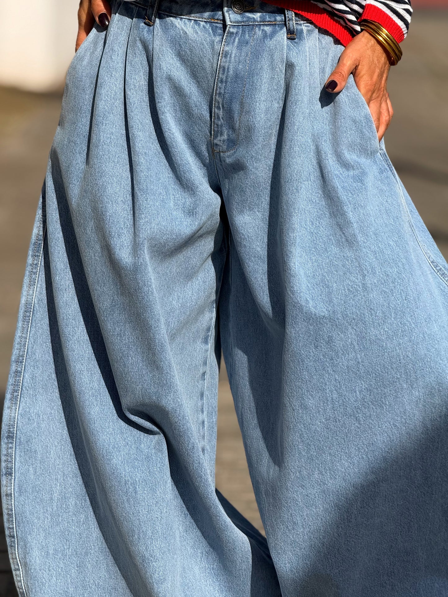 JEANS VAQUEROS BALLON TEJANO