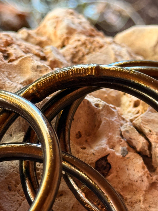 PULSERA DE SUERTE PAN DE ORO MOKA