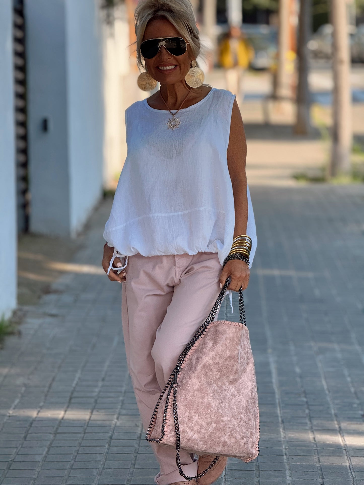 PANTALON TERESA ROSA