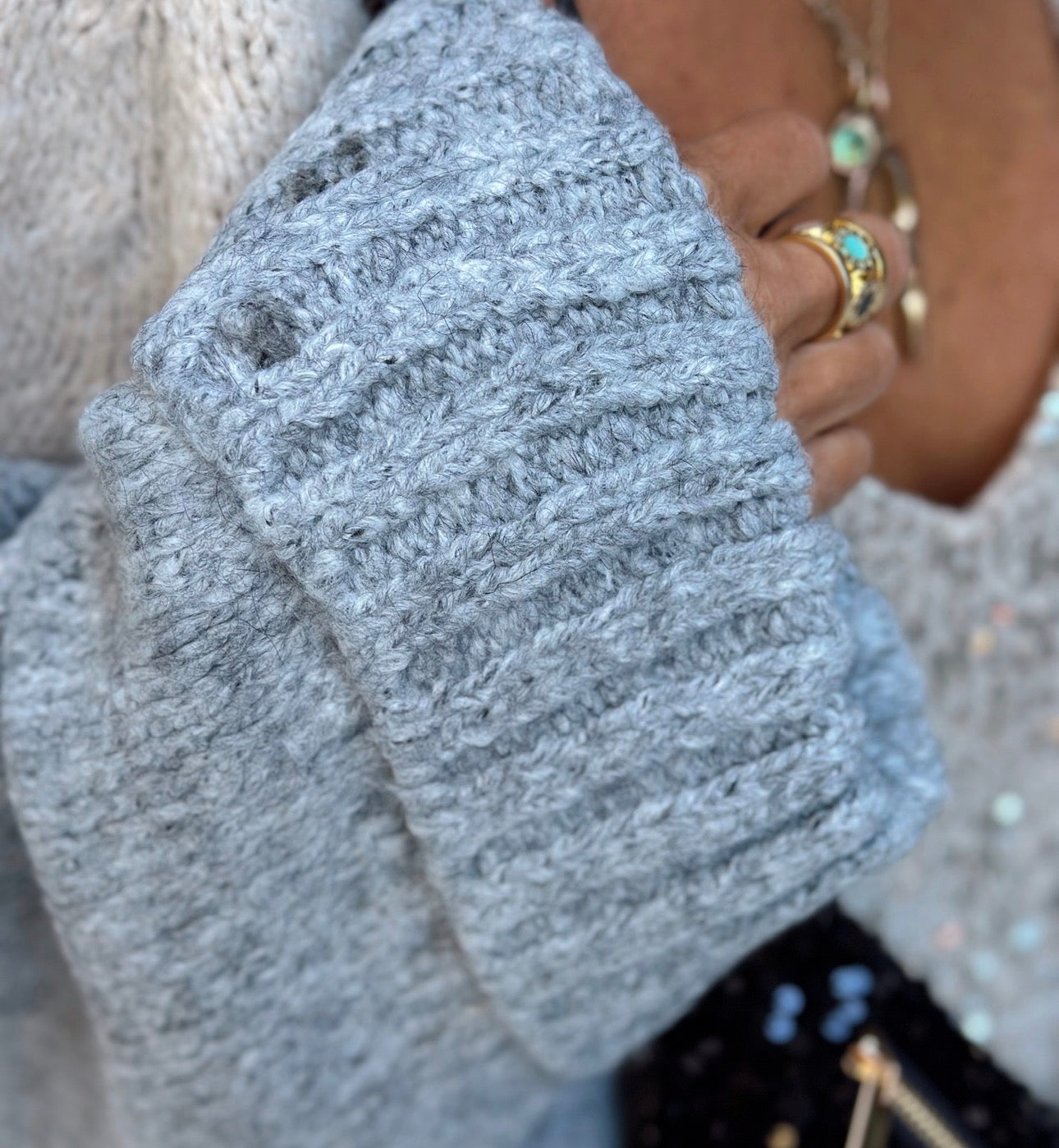 CHAQUETA DE PUNTO ROCIO MULTICOLOR