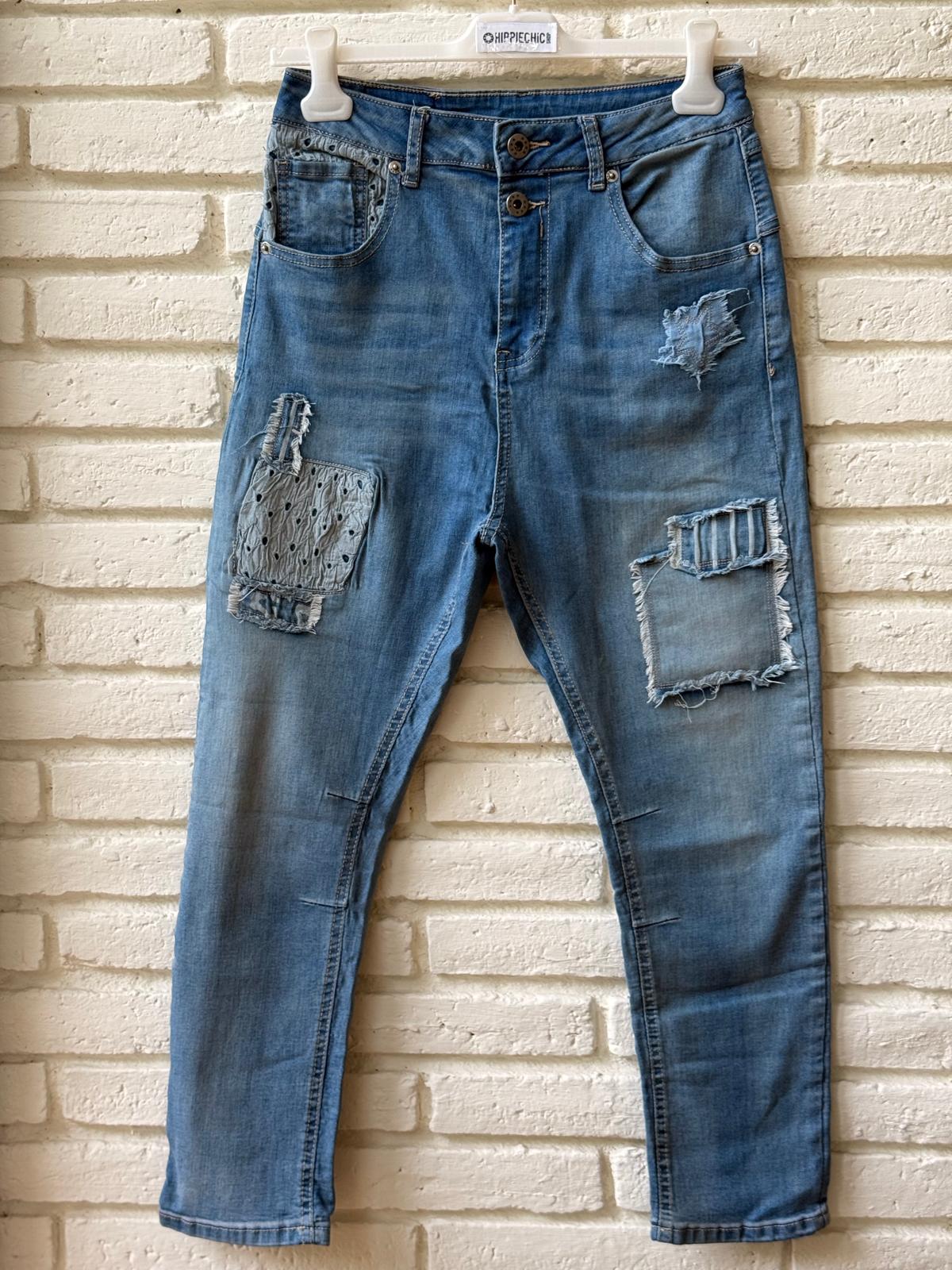 PANTALÓN DETALLE TEJANO