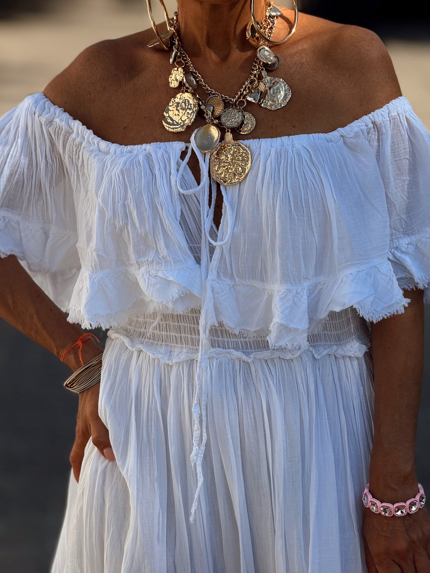 VESTIDO BOHO MULTICOLOR