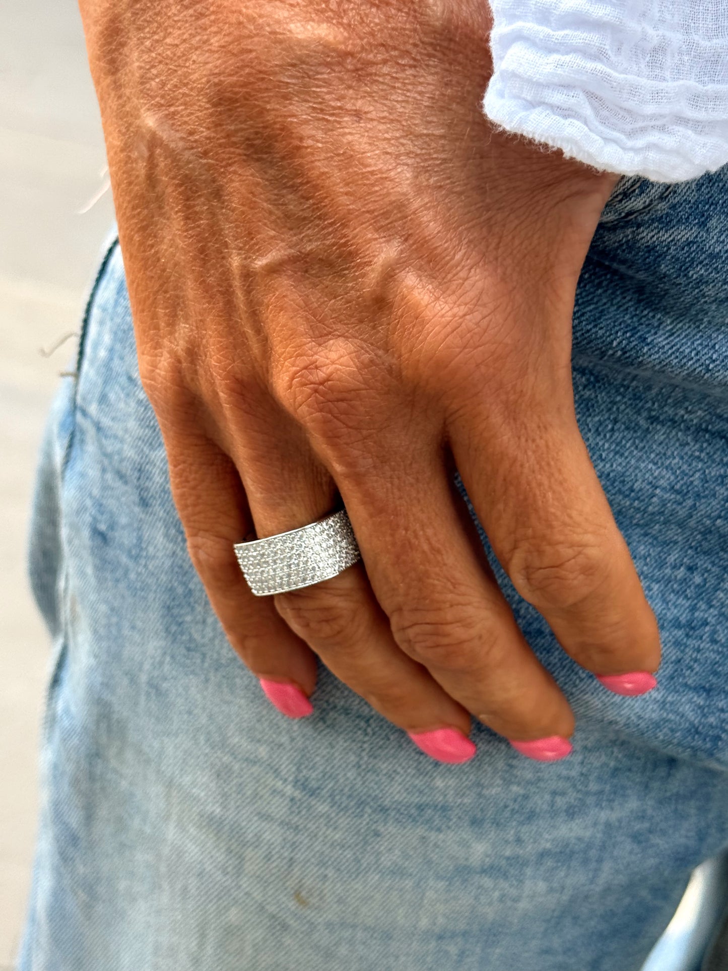 ANILLO BRILLANTE MULTICOLOR