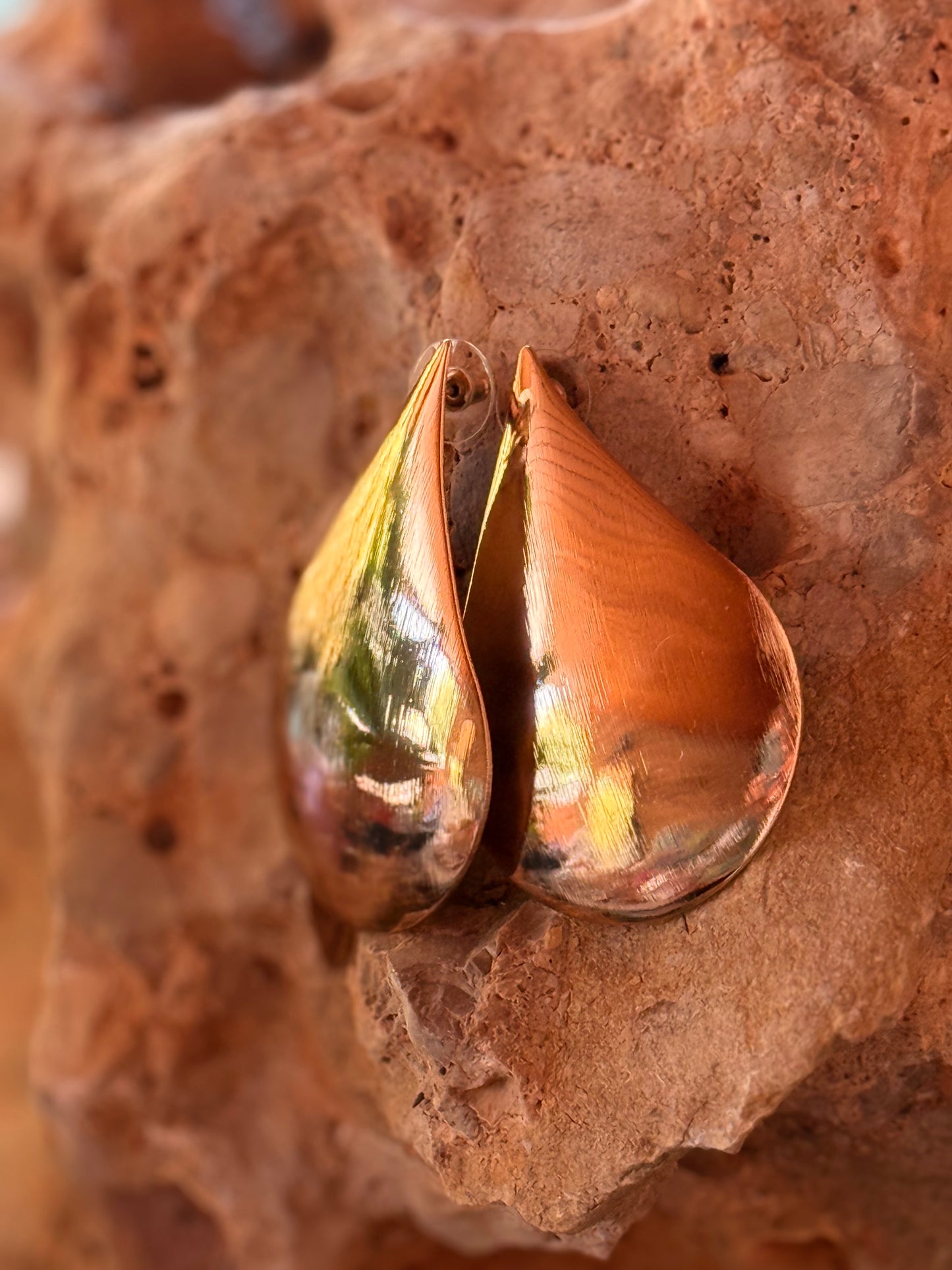 PENDIENTES GOTAS DORADO