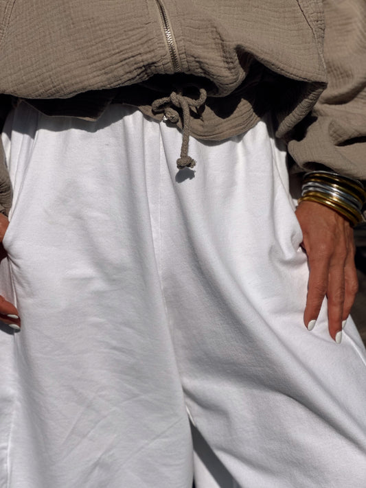 PANTALON OVERSIZE MILLA BLANCO
