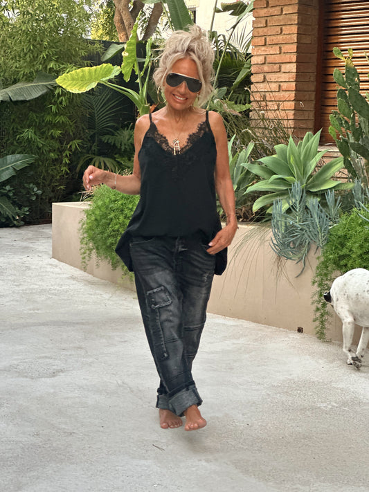 JEANS VAQUEROS LUCAS GRIS OSCURO