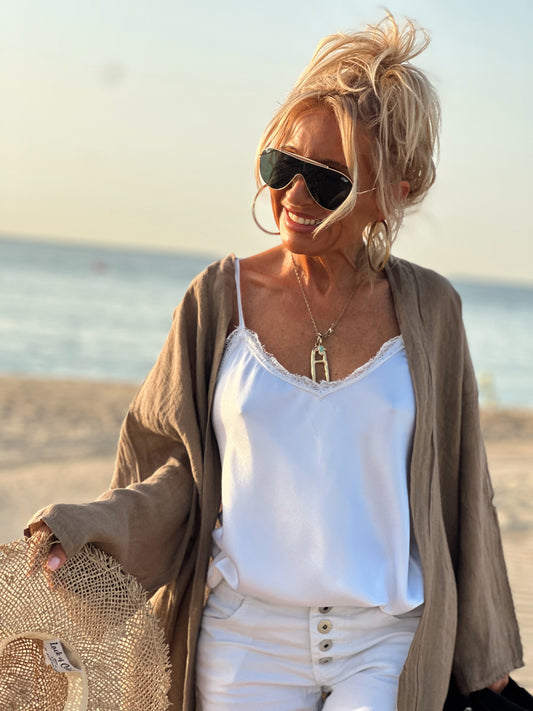 CHAQUETA LINO BETTY MULTICOLOR