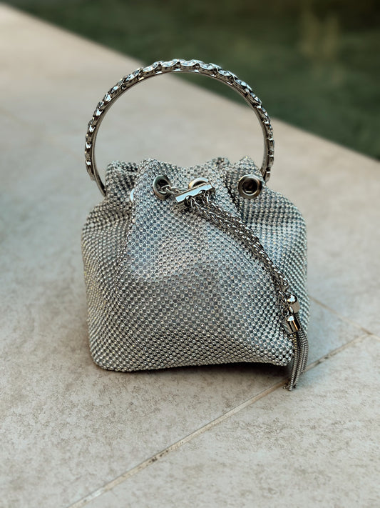 BOLSO LENTEJUELAS SYDNEY PLATA