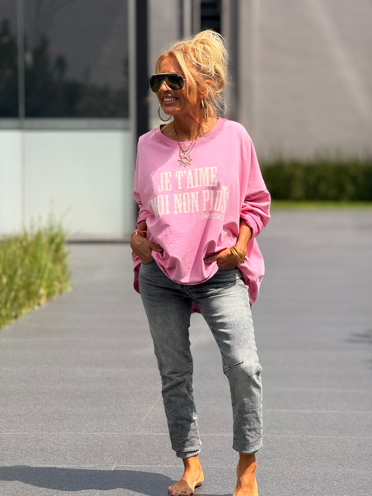 JEANS VAQUEROS GABY GRIS