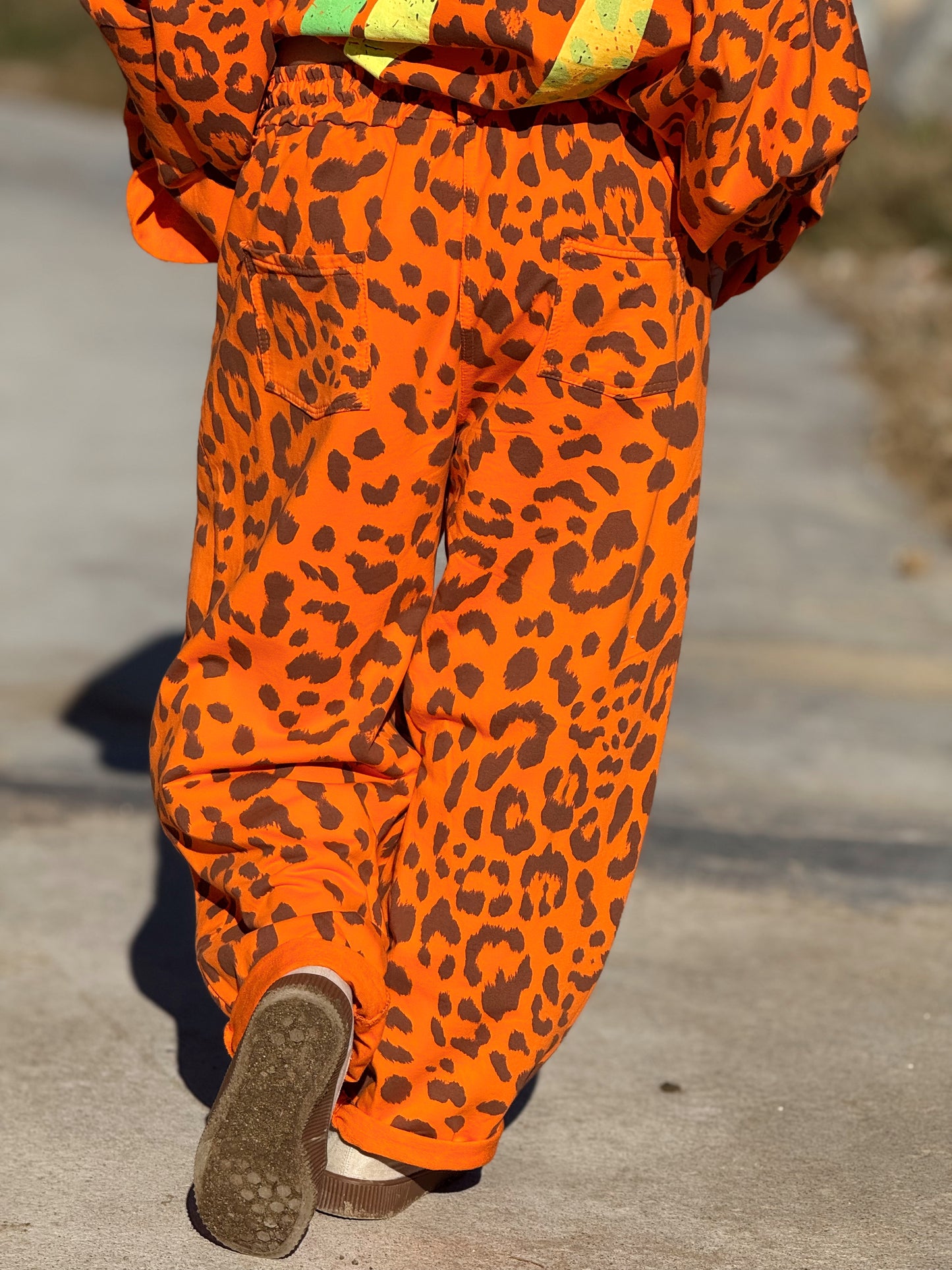 PANTALON BAGGY ANIMAL PRINT MULTICOLOR