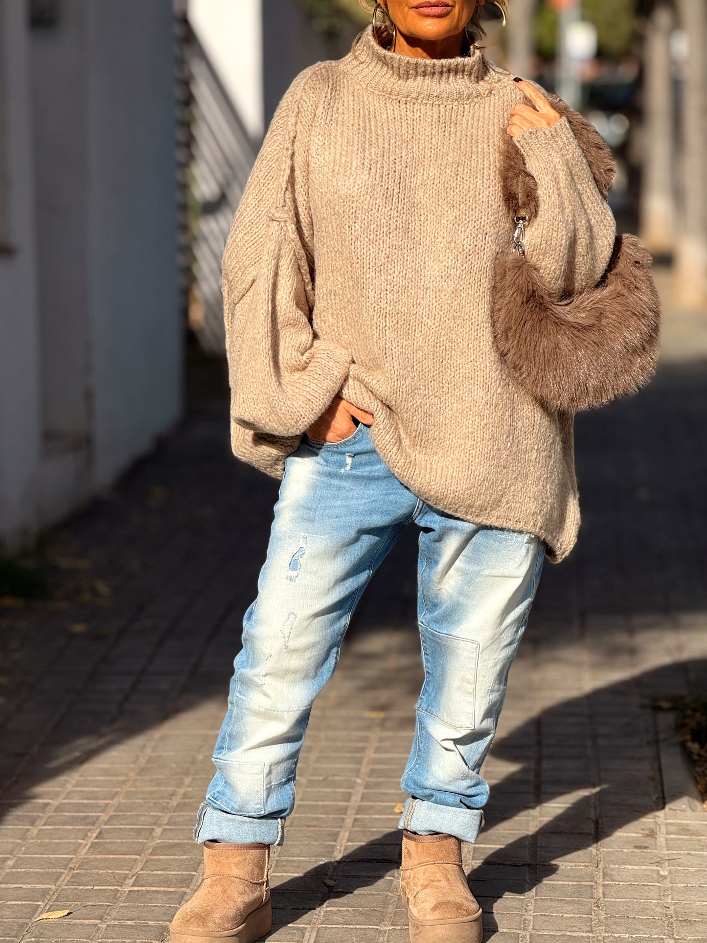 JERSEY SUPER OVERSIZE MELANIE MULTICOLOR