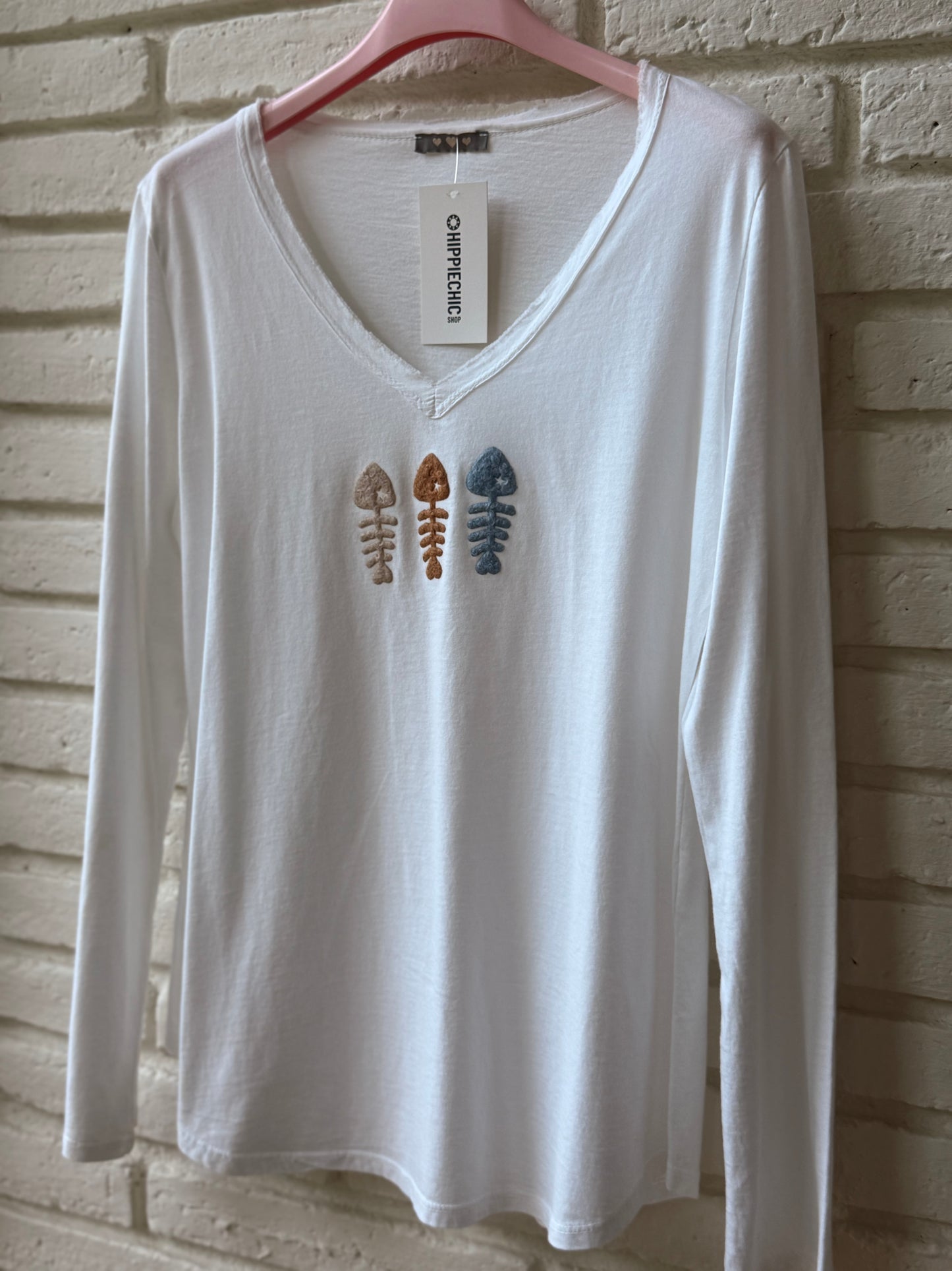CAMISETA PEZ BLANCO