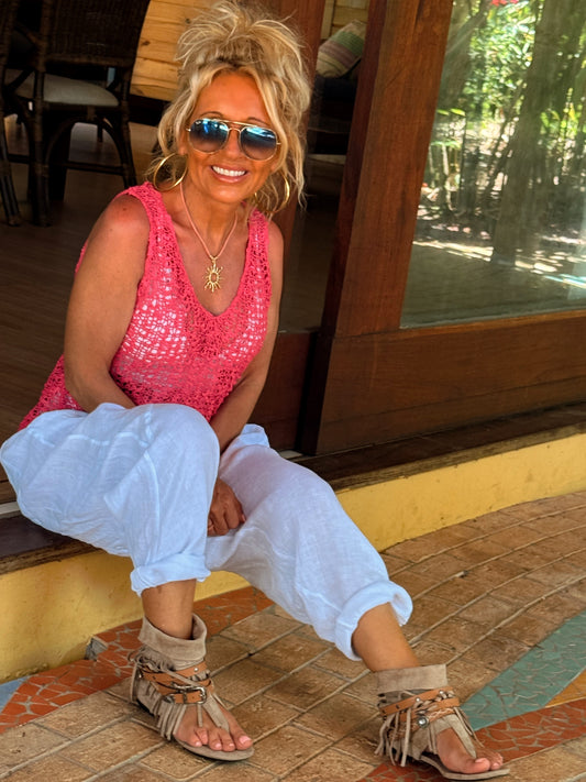 SANDALIAS FLECOS HIPPIE BEIGE