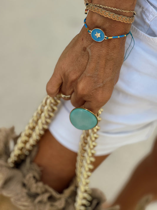 PULSERAS STAR AZUL INDIGO