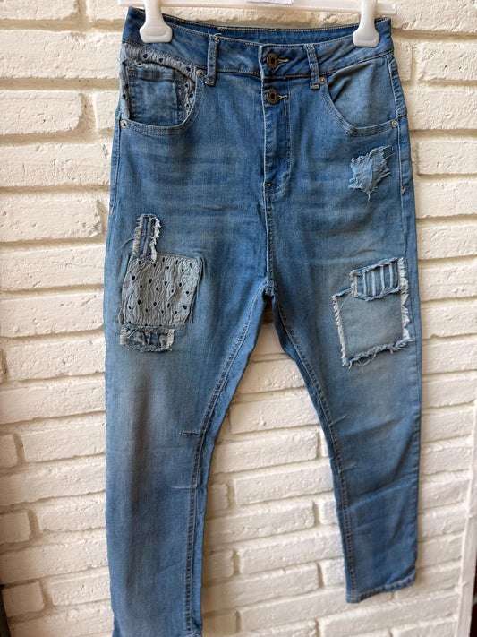 PANTALÓN DETALLE TEJANO