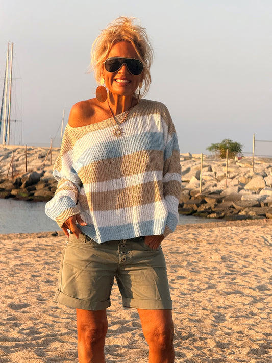 JERSEY CORTO RAYAS JULIETA MULTICOLOR