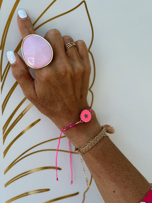 PULSERAS STAR FUCSIA