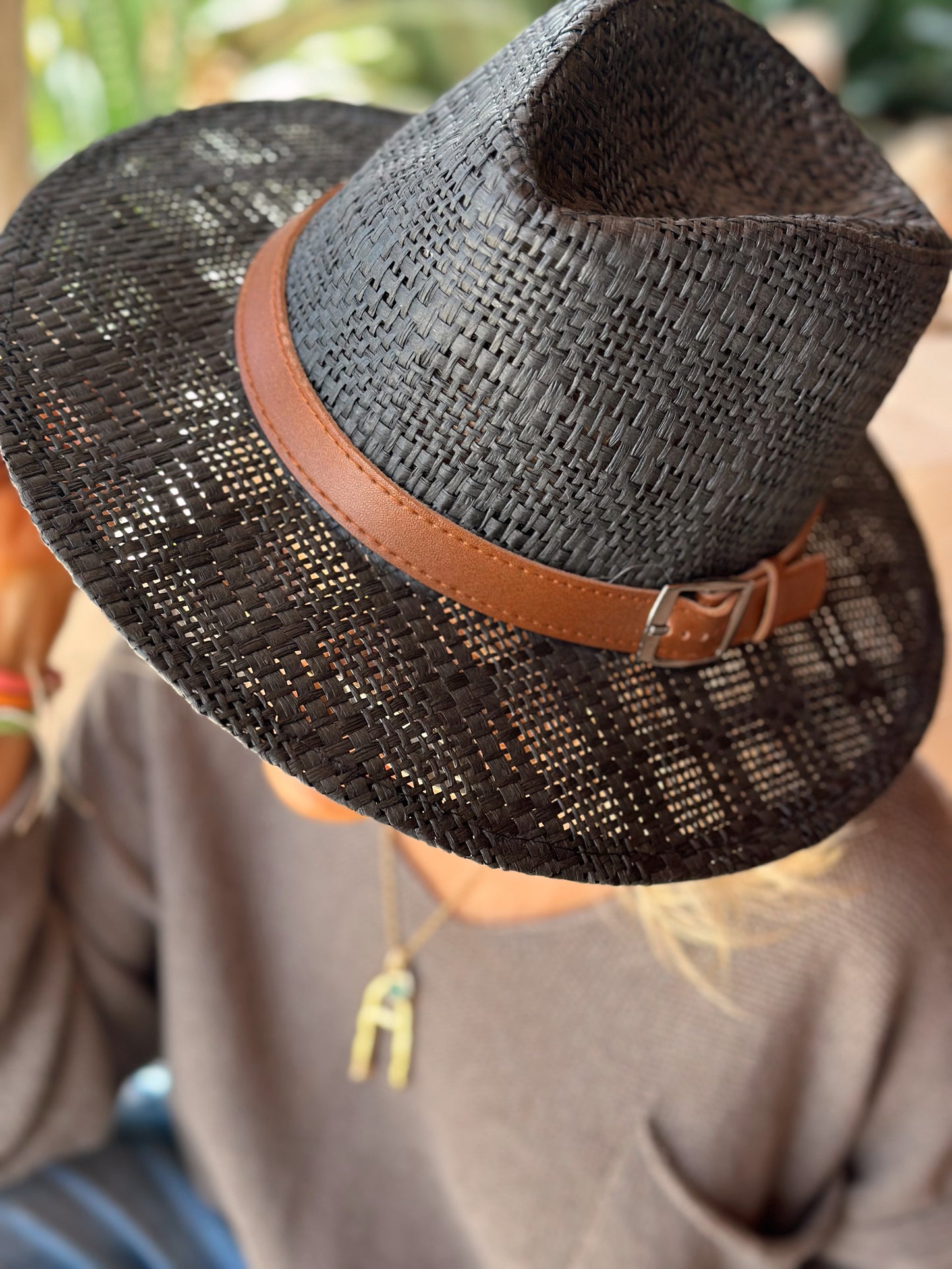 SOMBRERO PANAMÁ NEGRO