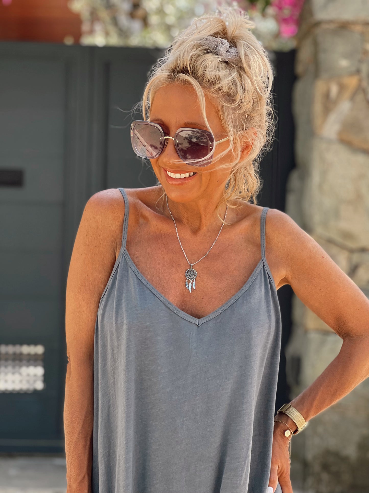 GARGANTILLA ATRAPASUEÑOS PLATEADA