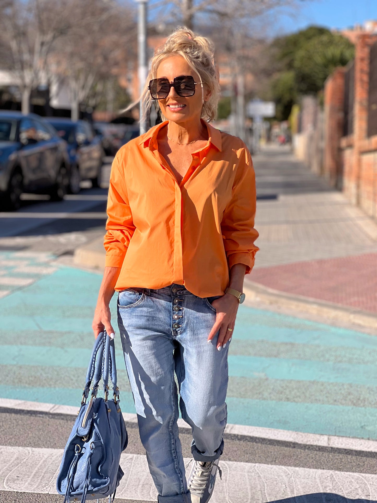 CAMISA VALERIA NARANJA