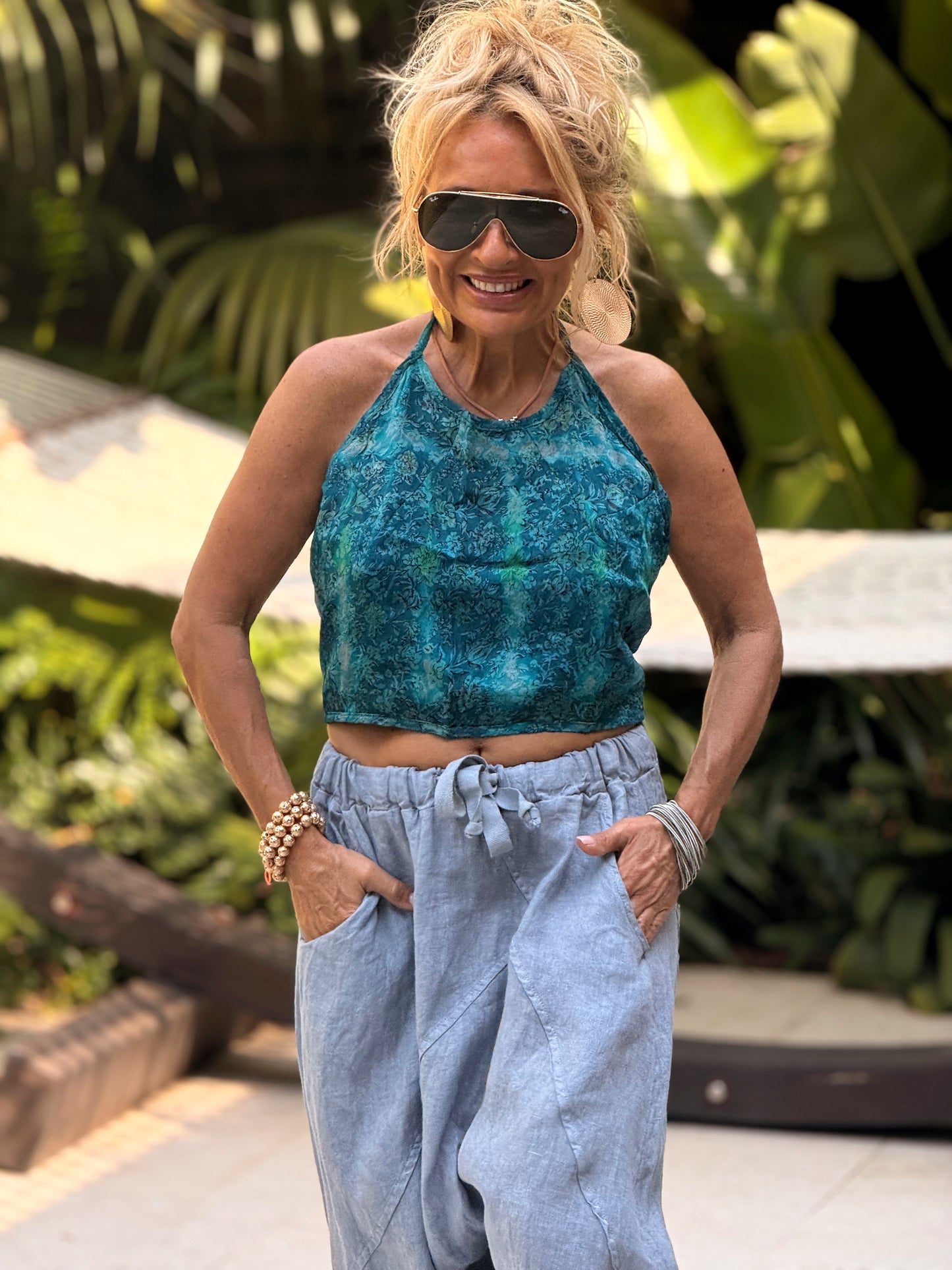 TOP CORTO INDY MULTICOLOR