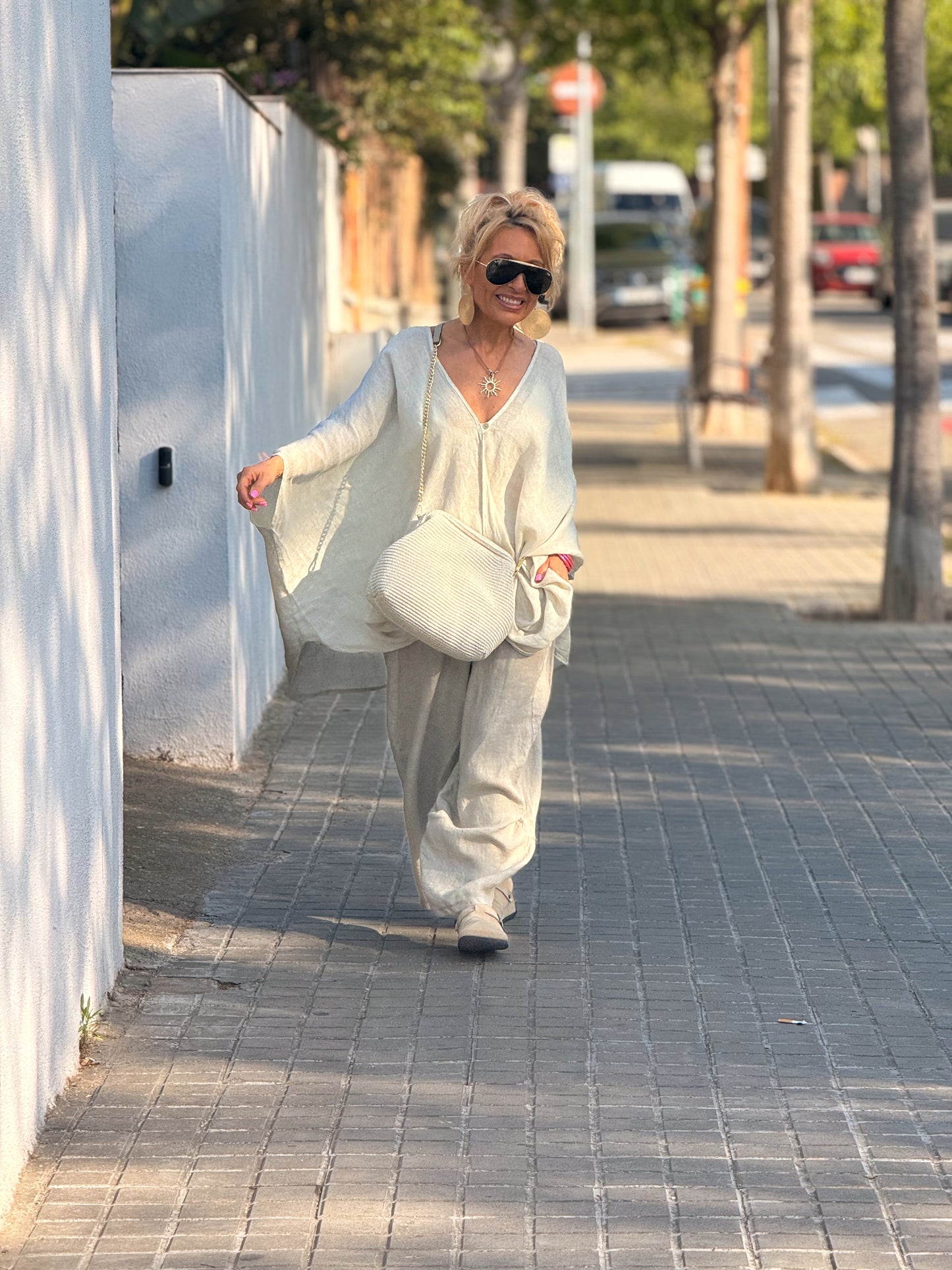 BLUSA SÚPER OVERSIZE MARIO MULTICOLOR