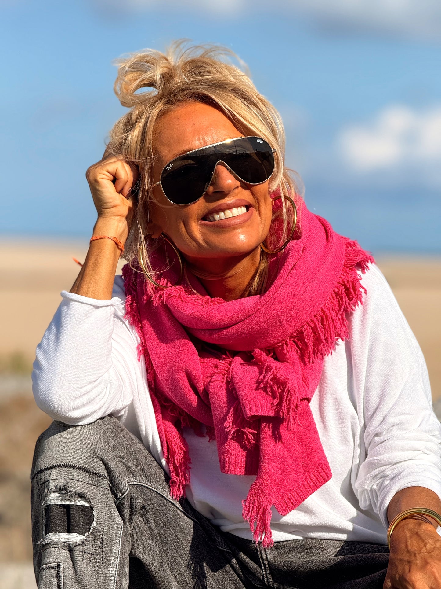 BUFANDA FLECOS CELINE MULTICOLOR