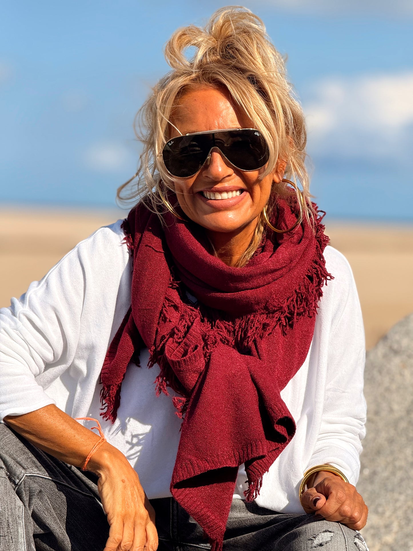 BUFANDA FLECOS CELINE MULTICOLOR