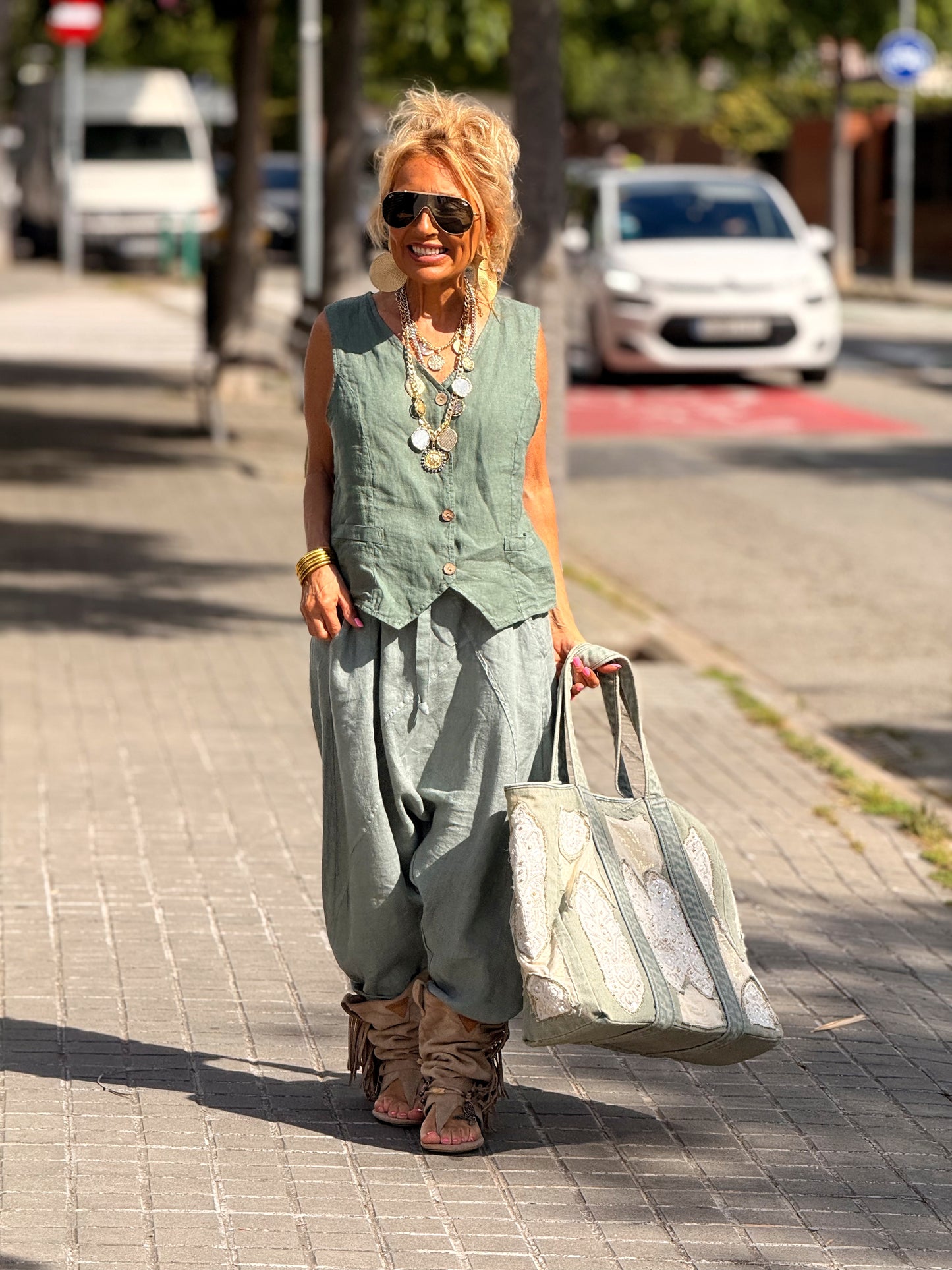 CHALECO ANOUK MULTICOLOR