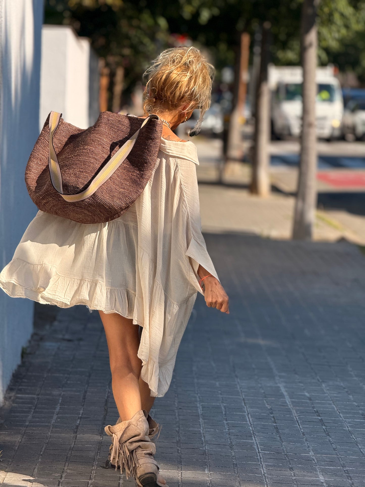 BOLSO CESTAS MULTICOLOR