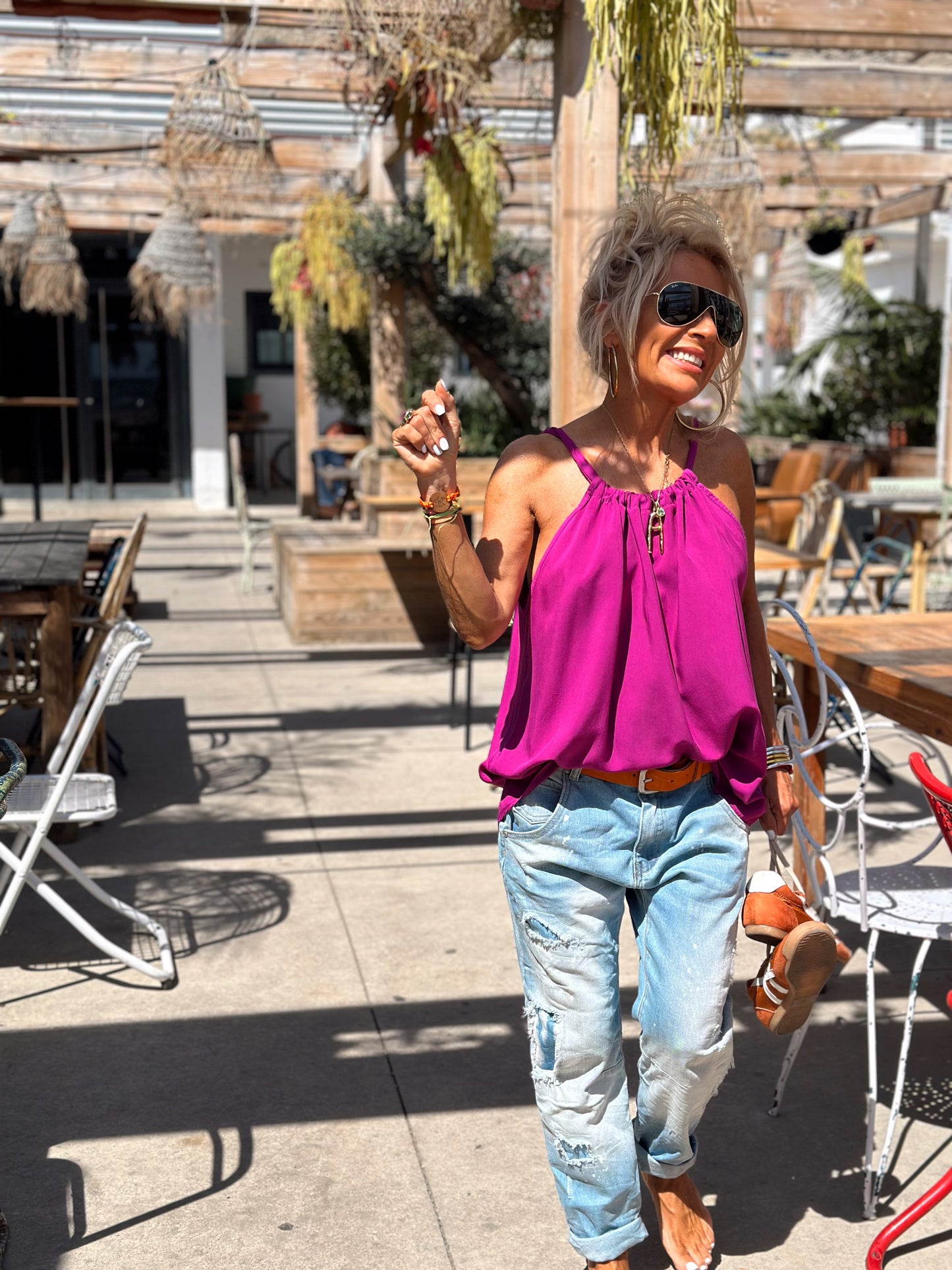 TOP BLUSA ANGELA LILAS