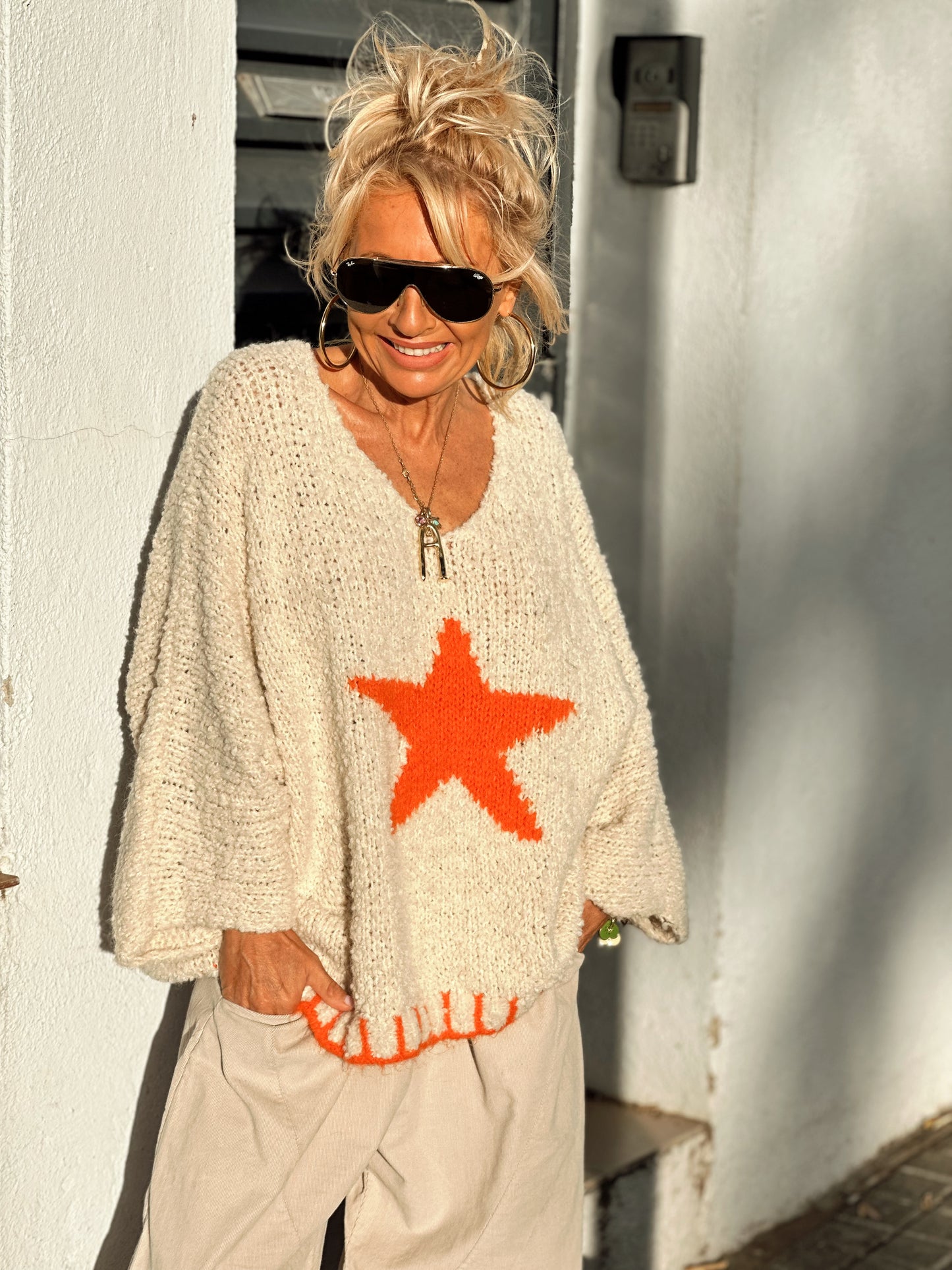 JERSEY DE PUNTO ⭐️ NARANJA