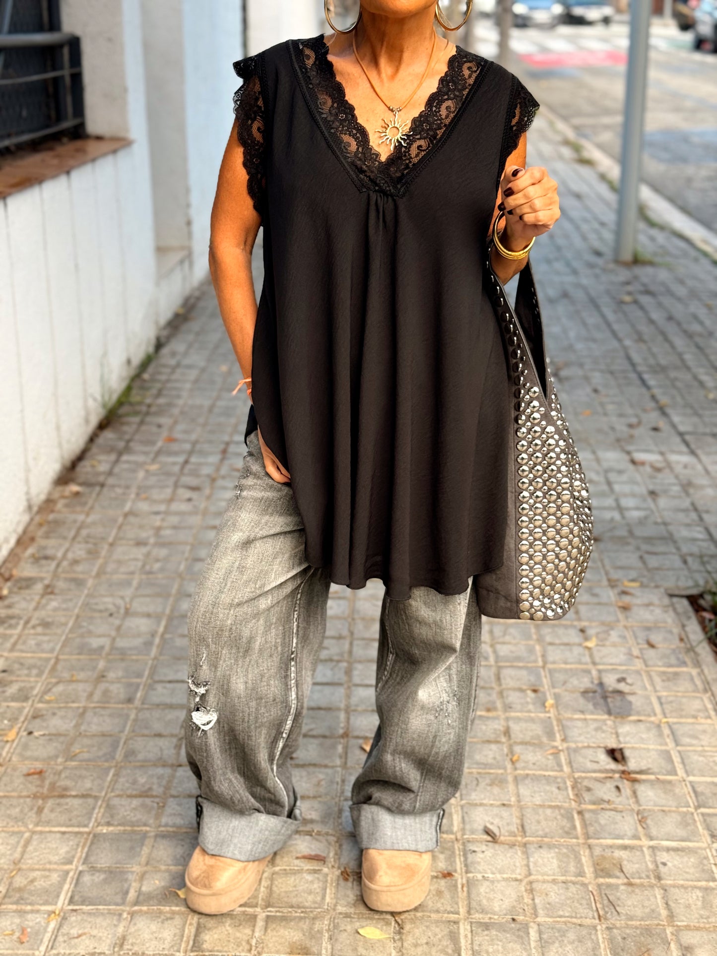 TOP LENCERO SUPER OVERSIZE MAGALY MULTICOLOR