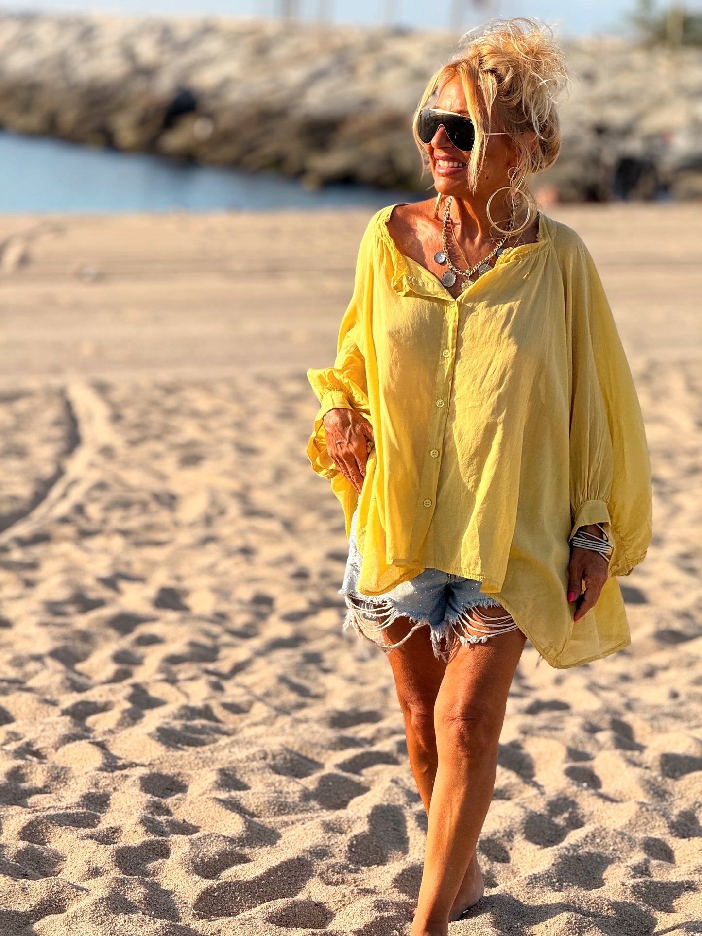 BLUSA OVERSIZE NINA MULTICOLOR